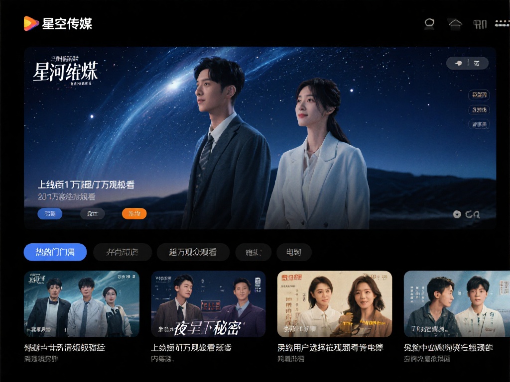 星空传媒旗下的《星河璀璨》和《夜空下的秘
